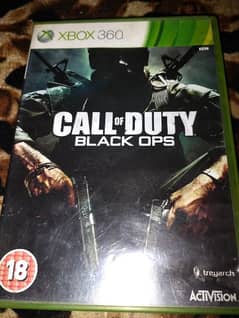 Xbox 360 Call of duty black ops CD Available
