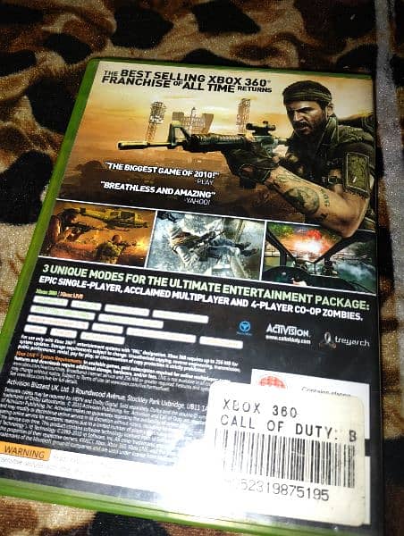 Xbox 360 Call of duty black ops CD Available 1