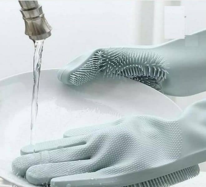 Dishwashing Rubber Gloves. 0