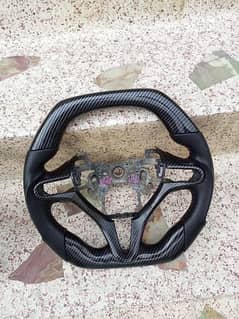 Honda city/civic reborn carbon fiber steering wheel