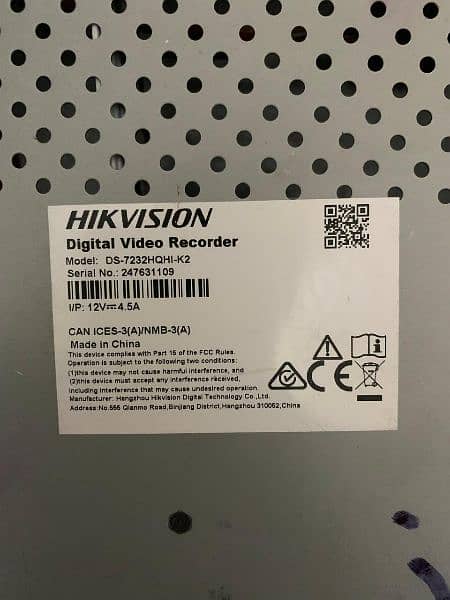 Hikvision 32Ch dvr 5MP latest model 5month warrnty 2