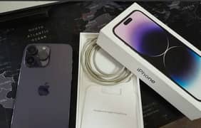 Imported Apple iPhone 14 Pro Max Sealed Deep Purple 256gb PTA approved