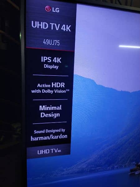 UHD TV 4K MODEL 49UJ75 use fine working 1