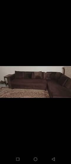 L-shape sofa 5 seater in reasonable price and good condition