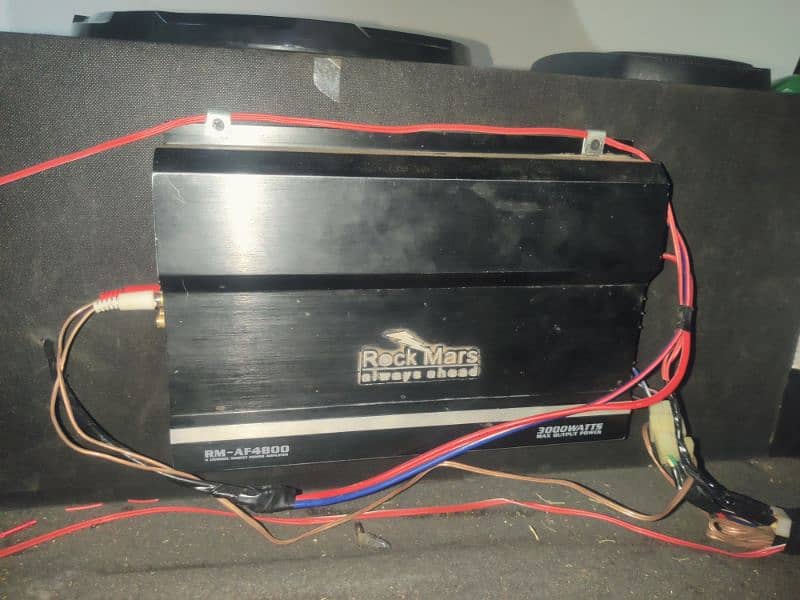 Amplifier, Base tube speaker with box for sale 1
