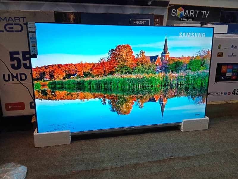 DHAMA OFFER LED TV 65 INCH SAMSUNG SMART 4k UHD ANDEOID BOX PACK 4