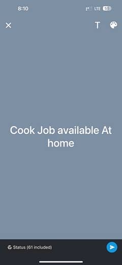 Need Cook for home