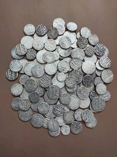 Mughal coins silver 9²⅝