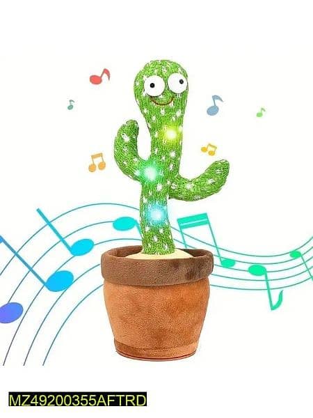 Dancing cactus plush toy for kids 6