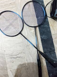 2 (Pair) Badminton Rackets 0