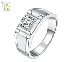 Gents Original Moissanite Diamond Ring Best Eid Gift | MDR-102
