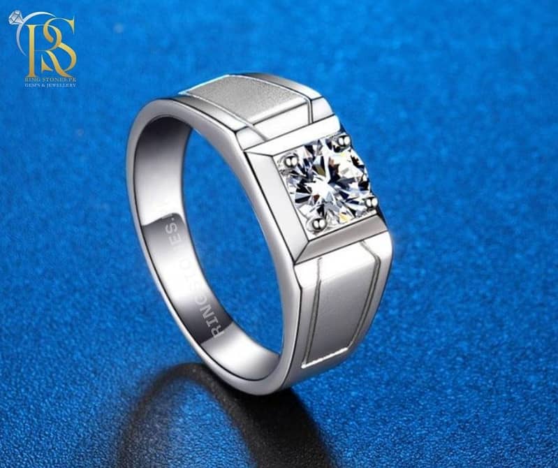 Gents Original Moissanite Diamond Ring Best Eid Gift | MDR-102 2