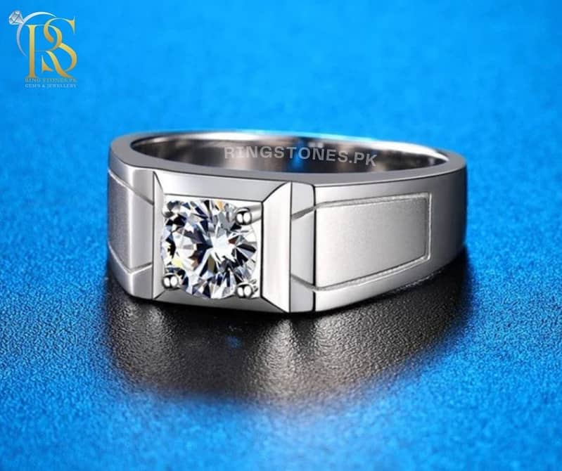 Gents Original Moissanite Diamond Ring Best Eid Gift | MDR-102 4