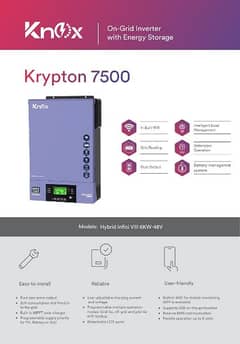 Knox krypton 6kw PV 7500