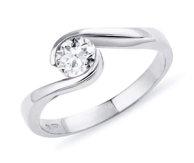 Ladies Original Moissanite Diamond Ring Best Gift | MDR-202 0