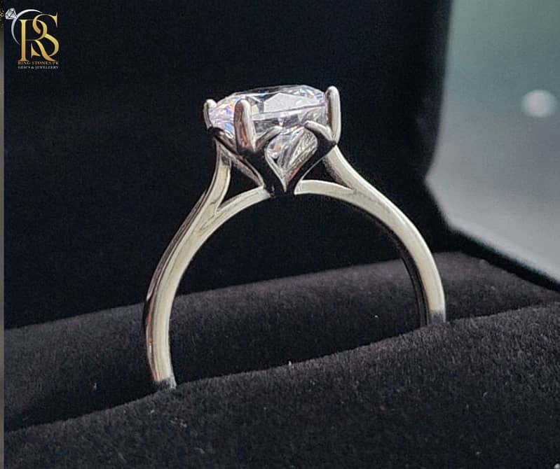Best Gift Your Love Ones Original Moissanite Diamond Ring 5