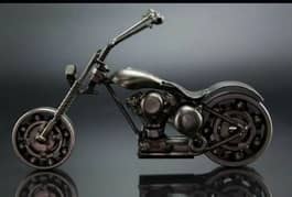 unique antique metallic Motorbike decor collectibles