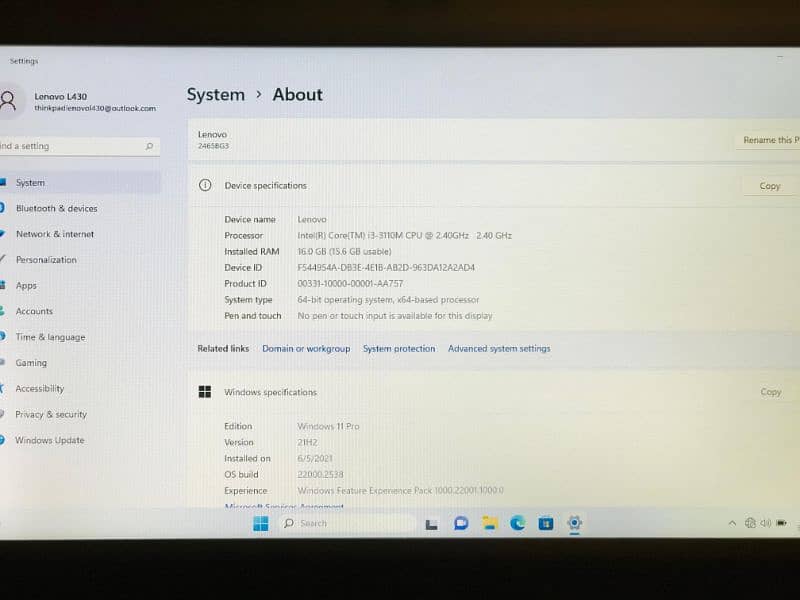 ThinkPad Lenovo L430 4