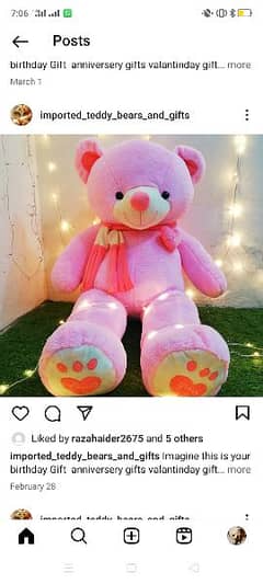 gift toy & stuff toy teady bear available