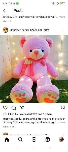 gift toy & stuff toy teady bear available 0
