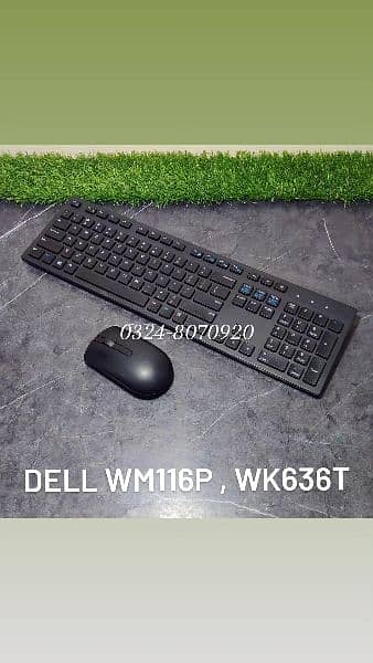 Latest Keyboard & Mouse Combo Logitech Dell Apple for Office wireless 7