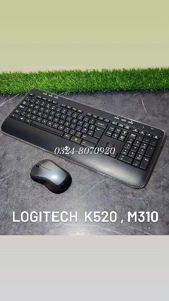 Latest Keyboard & Mouse Combo Logitech Dell Apple for Office wireless 8