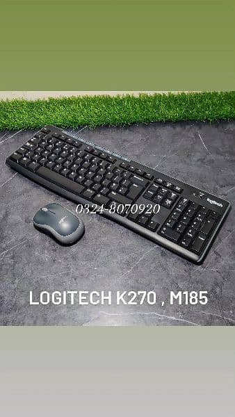 Latest Keyboard & Mouse Combo Logitech Dell Apple for Office wireless 10