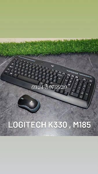 Latest Keyboard & Mouse Combo Logitech Dell Apple for Office wireless 11