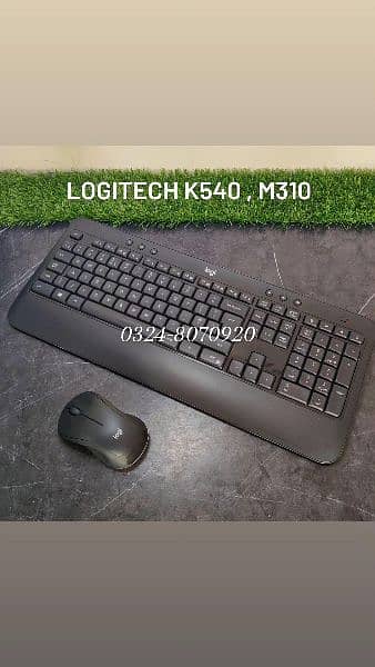 Latest Keyboard & Mouse Combo Logitech Dell Apple for Office wireless 12