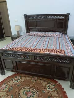 King Size Bed with Side Tables