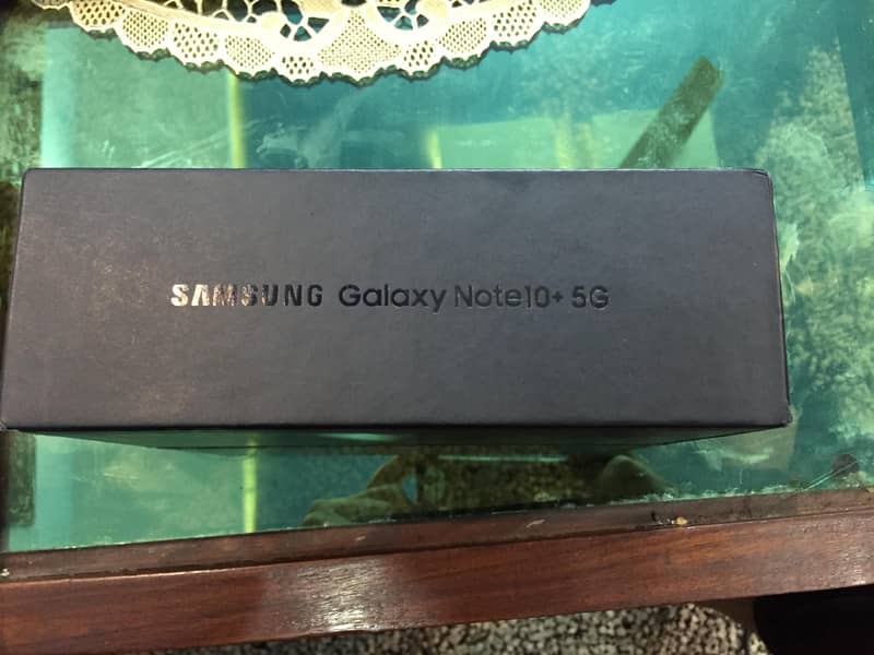 SAMSUNG NOTE 10 + 5G - WITH BOX -12/256- SAMSUNG MOBLIE - MOBLIE PHONE 6
