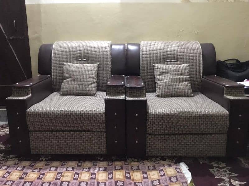 7 seater sofa set with 3 tables set 6
