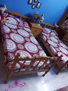 Tow Single Bed Set