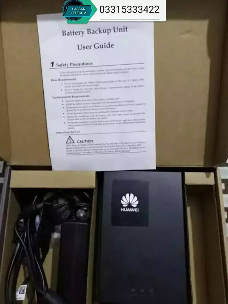 Huawei nayatel mini UPS router battery backup HW. li4h 2