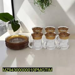 12pcs tea set 75 ML with delivery for buy 0303-4394387 0