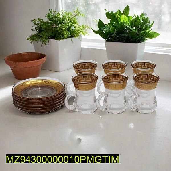 12pcs tea set 75 ML with delivery for buy 0303-4394387 1