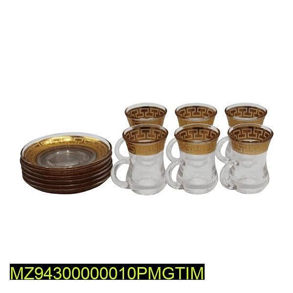 12pcs tea set 75 ML with delivery for buy 0303-4394387 3