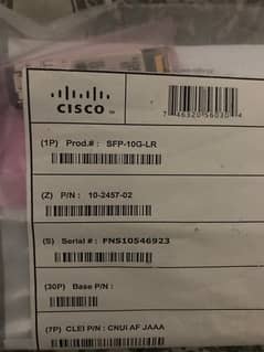 Cisco Sfp 10G-LR pair 0