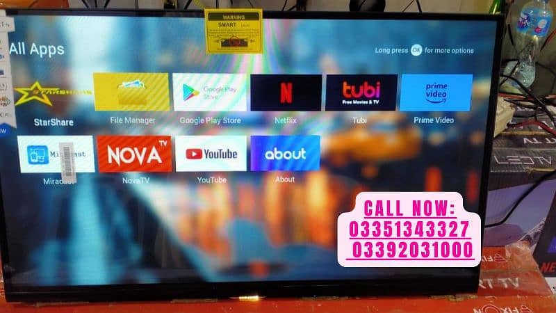 32 INCH SMART LED TV WITH WIFI AND MIRA CAST 1