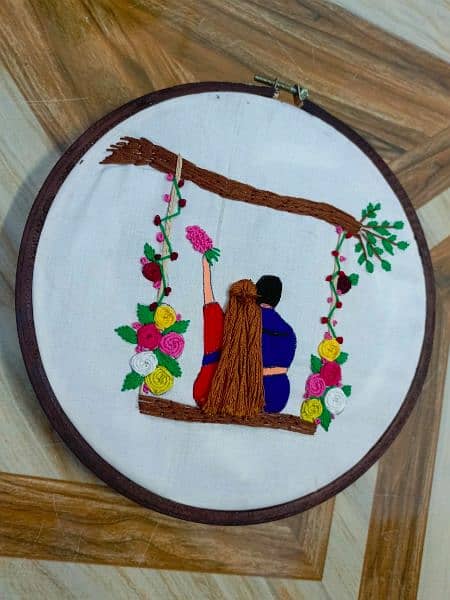 handicraft embroidery hoop 9