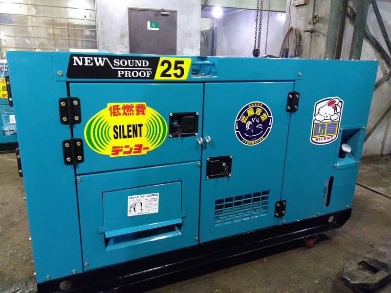 20 25 KVA Denyo Diesel Generator with sound proof canopy 1