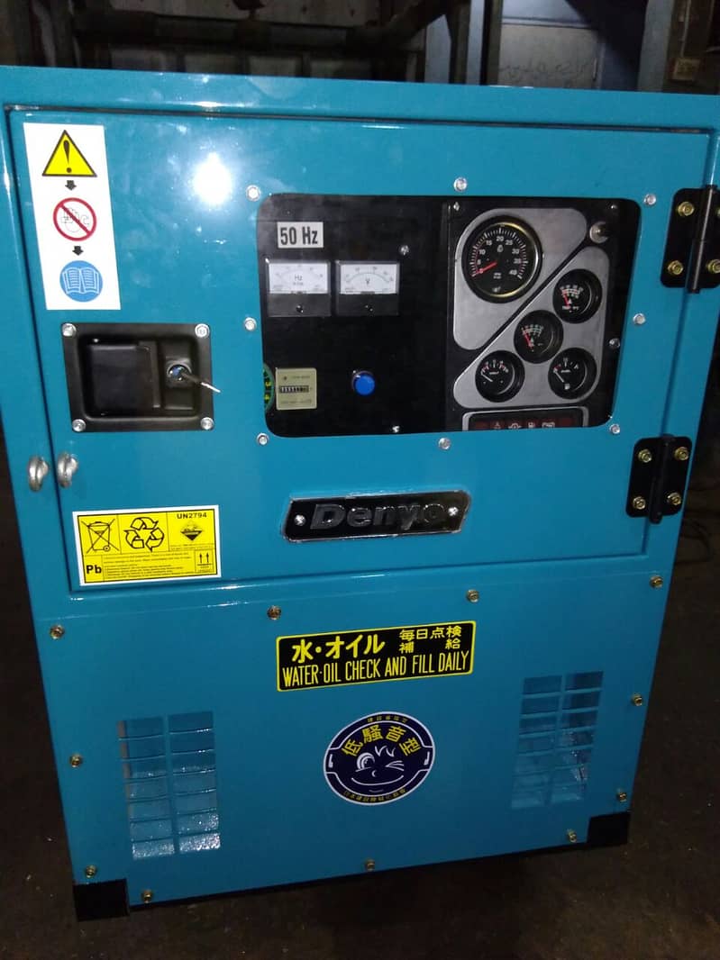 20 25 KVA Denyo Diesel Generator with sound proof canopy 5