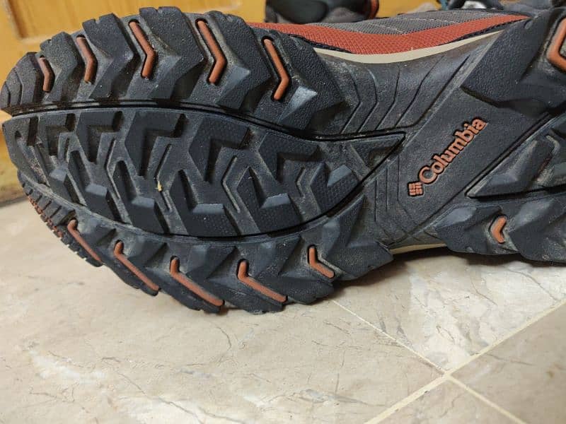 a variety of sports  and hiking shoes imported ones. almost 9 to 10/10 8