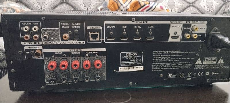 DENON amplifier model AVR 1713 1