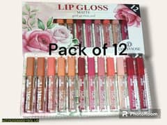 Fashion Colour Lip Gloss _pack of 12