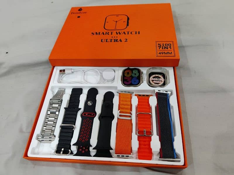 Ultra 7 in 1 Strap Smart Watch 2.01 infinite Display 1