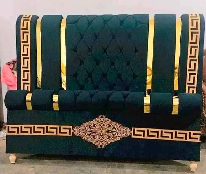 bed set/king size bed/double bed/poshish bed/wooden bed set 4
