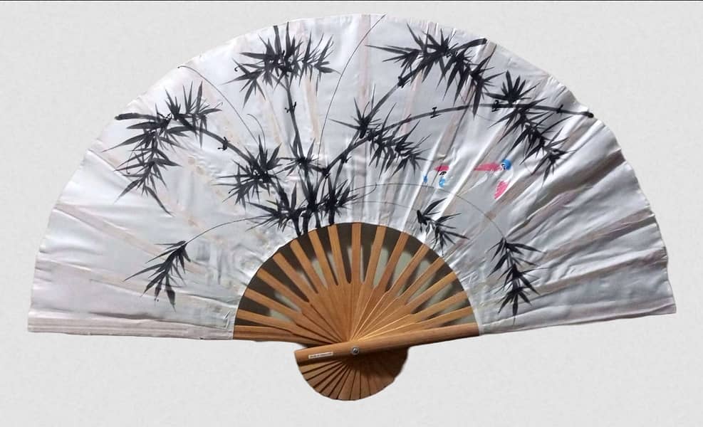 Large Hanging Fan -330$- Chinese Decorative Fan - Antique Folding Fan 3