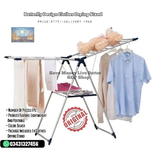 Cloth Drying Stand with High Standard Quality 0