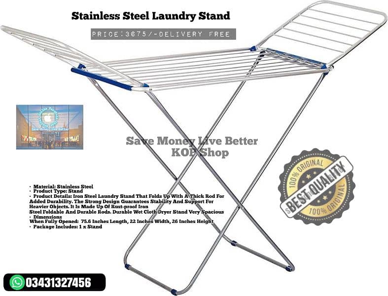 Cloth Drying Stand with High Standard Quality 1